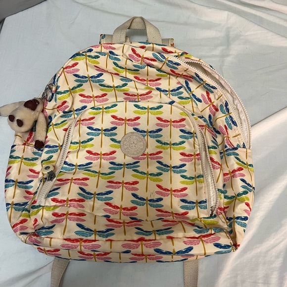 Kipling Multicolor Dragonfly Women's Backpack - Picture 1 of 4